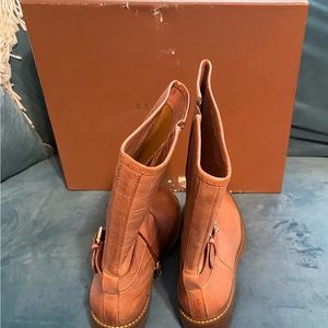 Coach size 10 vintage pink look boots